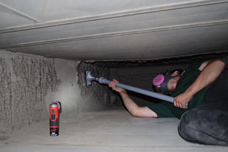 Oak creek area ceiling cleaners in action