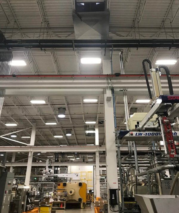 overhead ceiling cleaning after